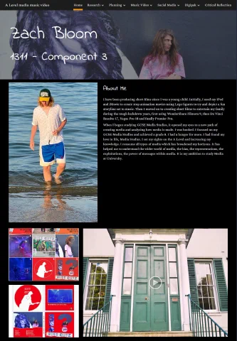 Media Studies A level website
